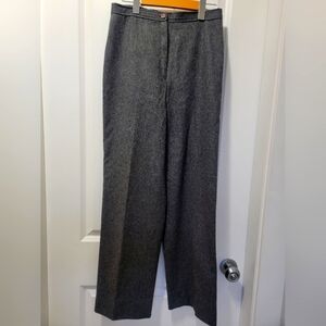 Vintage Mister Leonard Grey 70% Wool Slacks Size 28 Womens